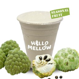 น้อยหน่าปั่นนมสด Custard Apple Smoothie
