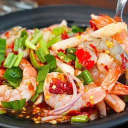 ยำกุ้งทูโทน