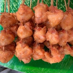ตูดไก่ทอดเสียบไม้