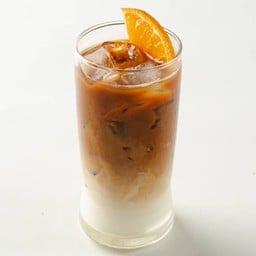 คาเฟ่ ลาเต้ ส้ม