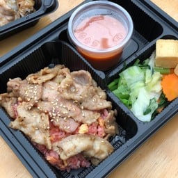 ข้าวชมพูภูเก็ต+หมูกะทะ