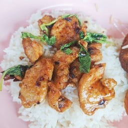 ข้าว+กระเพราไก่ชิ้น