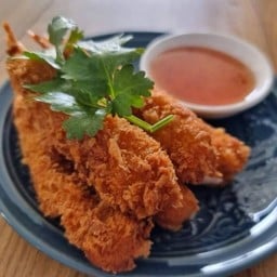 กุ้งชุปแป้งทอด