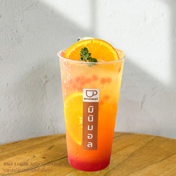 Sunrise Fresh!  (ส้มสดสตรอเบอร์รี่โซดา)