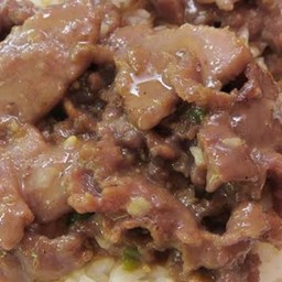 ข้าวเนื้อน้ำมันหอย