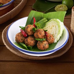 ลาบหมูทอด