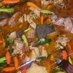 กะทิโคราช โครงไก่ เครื่องใน แค่น้ำยา