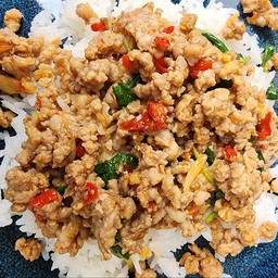 ข้าวกระเพราหมูสับ