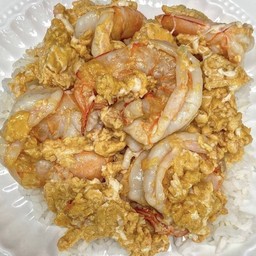ข้าวกุ้งผัดไข่
