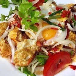 Spicy Fried Egg Salad