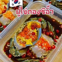 ปูไข่ดอง1ตัว2กล่อง (M)free pepsi!!