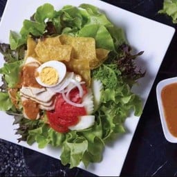 ข้าวแกง ครัวสยาม ปั๊มบางจาก พุทธมณฑลสาย3