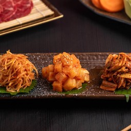 ผักดองกิมจิรวม 3 ชนิด