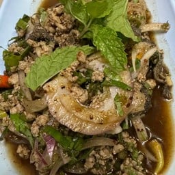 ลาบเนื้อสุก