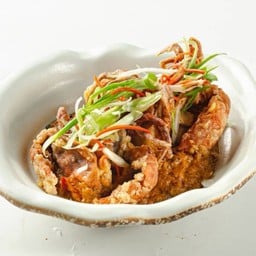 ปูนิ่มทอดซอสพริกสด