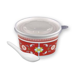 เพิ่มถ้วยกระดาษ + พร้อมฝา + ช้อน