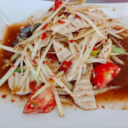 ตำปูปลาร้า ไก่ยอ