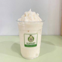 มะพร้าวปั่นนมสด