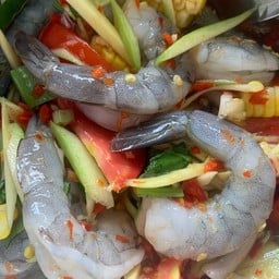 ยำกุ้งสด