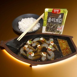 เซ็ทกุ้งดองสาหร่ายแบบห่อ