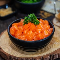 ข้าวหน้าแซลมอน