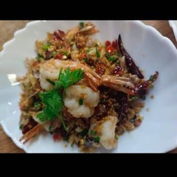 กุ้งผัดพริกเกลือ