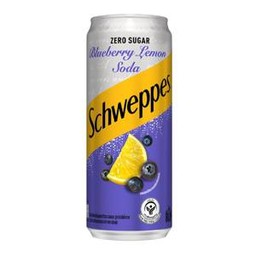 ชเวปส์  บลูเบอร์รี่ ไม่มีน้ำตาล 330มล.