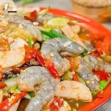 ตำแตง-กุ้งสด-หมูยอ