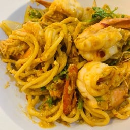 กุ้งผัดไข่เค็ม