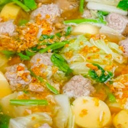 แกงจืดเต้าหู้หมูสับ