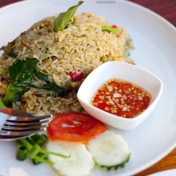 ข้าวผัดแกงเขียวหวาน