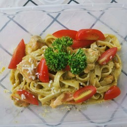 เพสโต้ครีมซอส กุ้ง