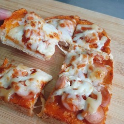 โทสต์พิซซ่าแฮมชีส