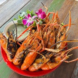 กุ้งเผาครึ่งกิโล