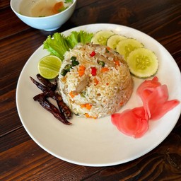 ข้างผัดแหนมเห็ดนางฟ้า