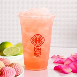 โรสเลม่อนเนด+วุ้นลินจี่