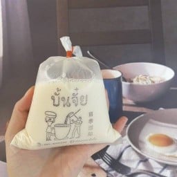 น้ำเต้าหู้เพื่อสุขภาพ(ร้านบั้นจั๋ย) ตลาดพลู(วัดขุนจันทร์)