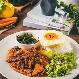 กิมจิผักไก่ + ข้าว