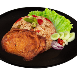 BX49  ข้าวคลุกน้ำพริกกะปิไก่ทอดน้ำปลา