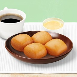 หมั่นโถวทอด+นมข้นหวาน