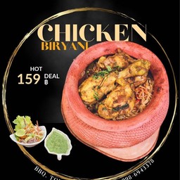 Chicken Briyani ข้าวหมกไก่แบบปากีสถาน for 2 served