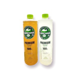 XL น้ำมะพร้าว+น้ำตาลสดแท้ เกรดพรีเมี่ยม 1 ลิตร 100%