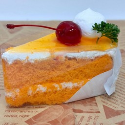 เค้กส้มเชอรี่ (Orange & Cherry Cake)