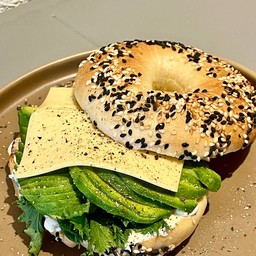 Avocado Cream cheese Bagel