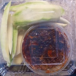 มะม่วง+น้ำปลาหวาน(พร้อมทาน)