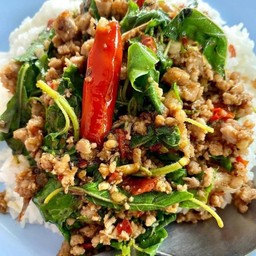 ข้าวกะเพราหมูสับ