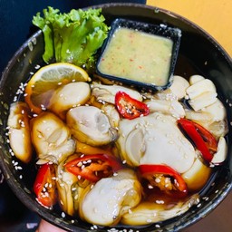 หอยนางรมชลบุรี ดองซีอิ๊วเกาหลี ฟรีสาหร่ายแผ่นจ้า