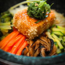 Veg and Tofu Dolsot bibim bap