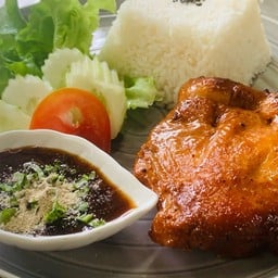 ข้าวไก่สไปซ์ซี่จิ้มแจ่ว