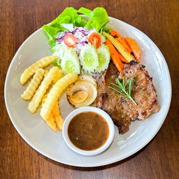 สเต็กเนื้อสันนอก